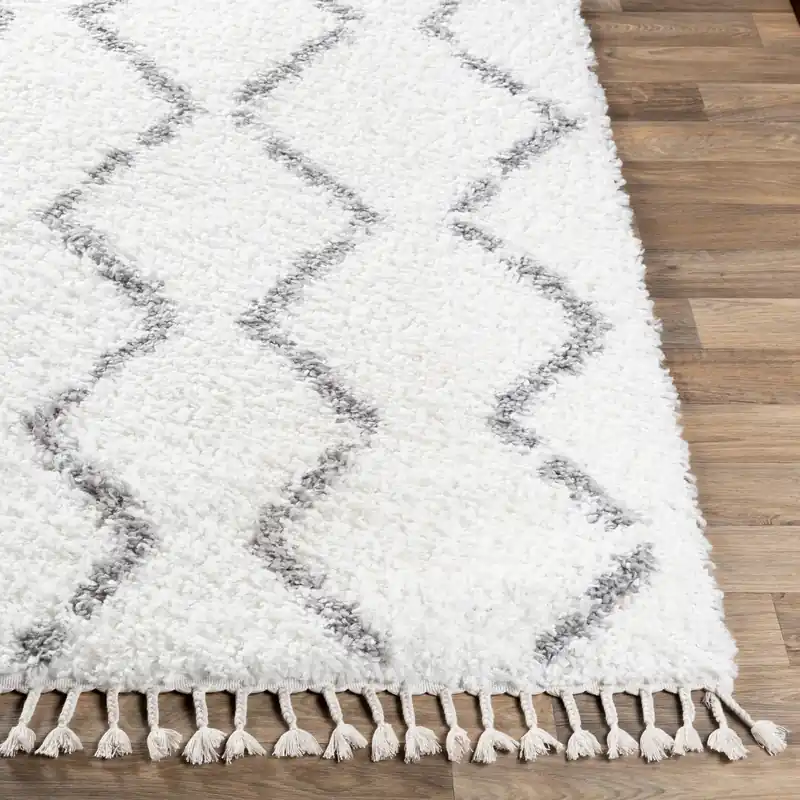 California Shag Machine Woven Rug - Livabliss