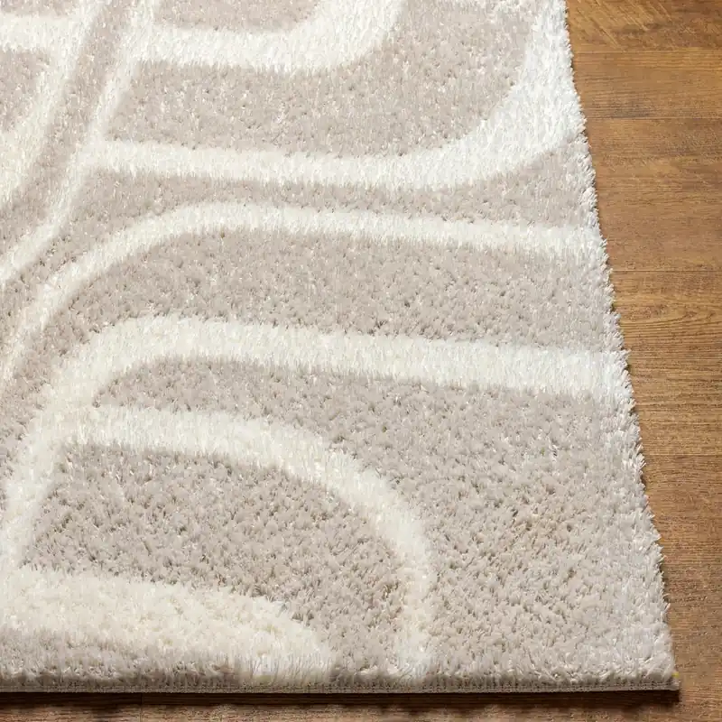 Cloudy Shag Machine Woven Rug - Livabliss