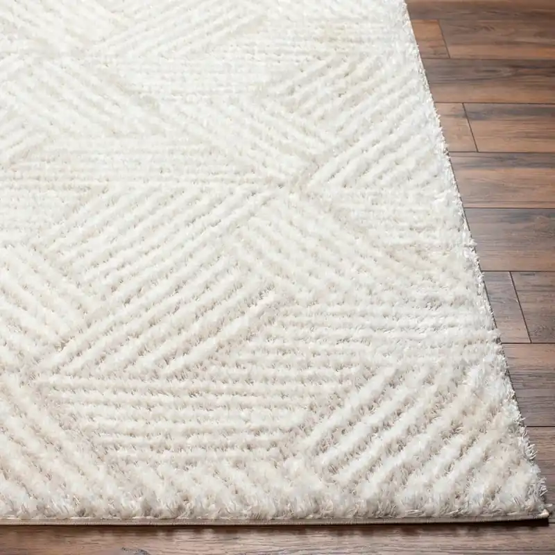 Cloudy Shag Machine Woven Rug - Livabliss