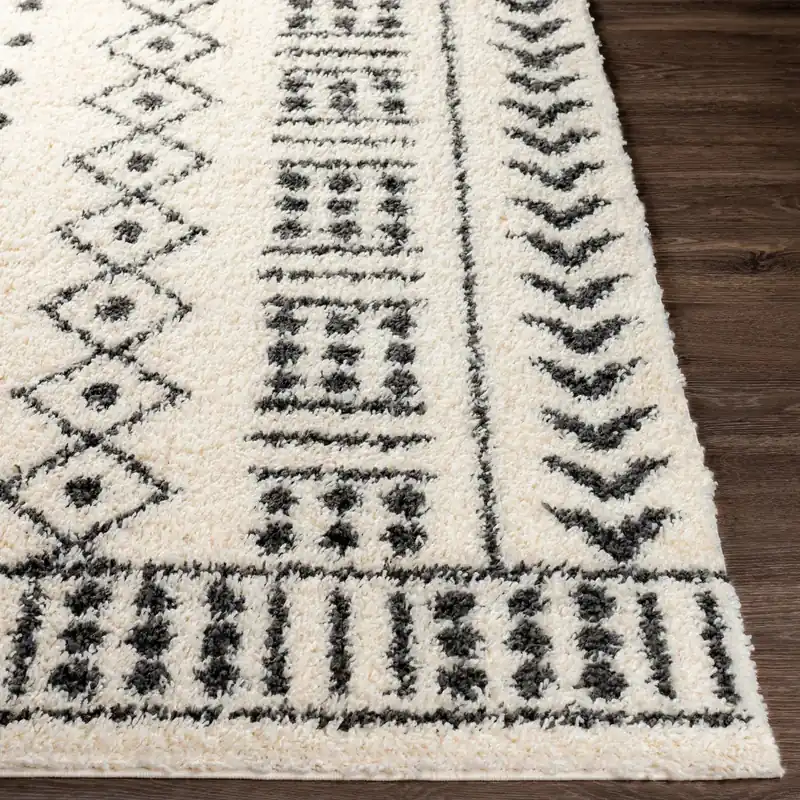 Beni Shag Machine Woven Rug - Livabliss
