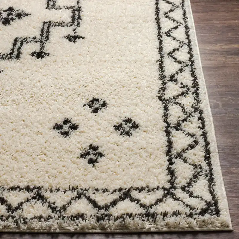 Beni Shag Machine Woven Rug - Livabliss
