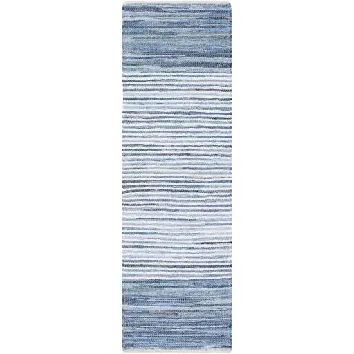 Denim Handmade Rug - Livabliss