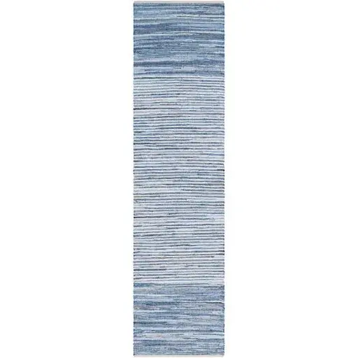 Denim Handmade Rug - Livabliss