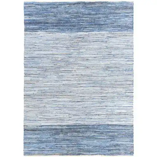 Denim Handmade Rug - Livabliss