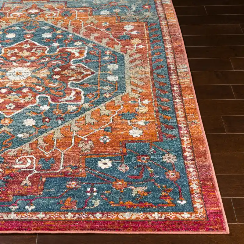 Herati Machine Woven Rug - Livabliss