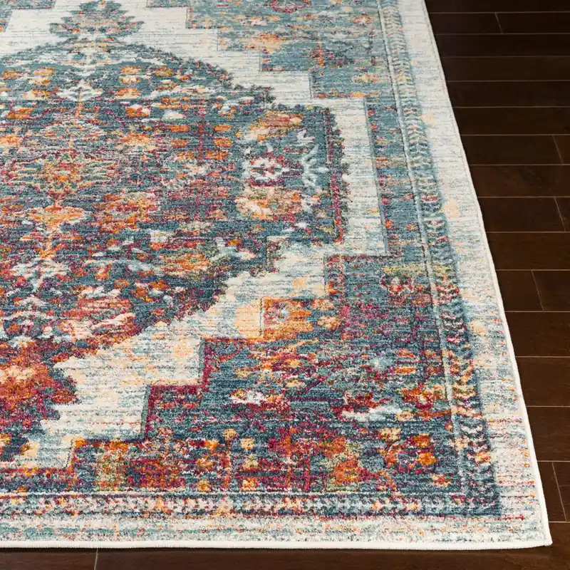 Herati Machine Woven Rug - Livabliss