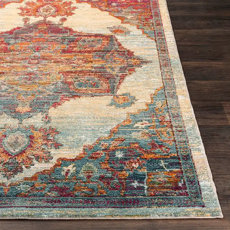 Herati Machine Woven Rug - Livabliss