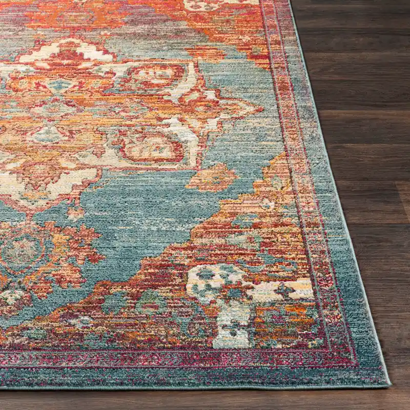 Herati Machine Woven Rug - Livabliss