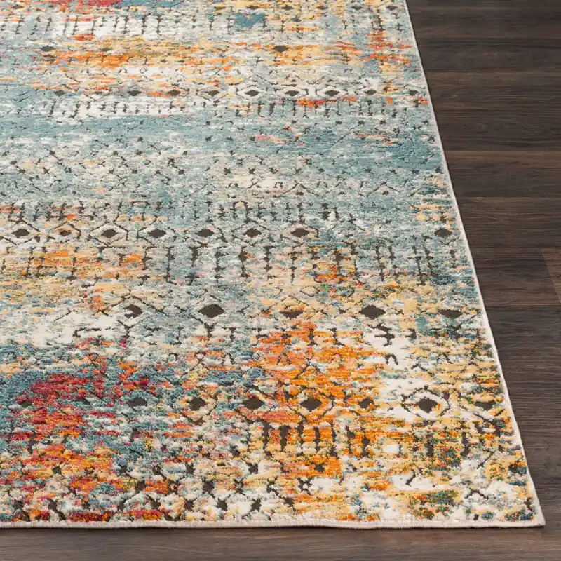 Herati Machine Woven Rug - Livabliss