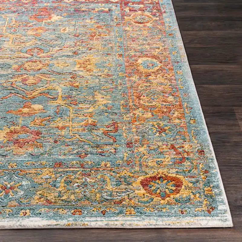 Herati Machine Woven Rug - Livabliss