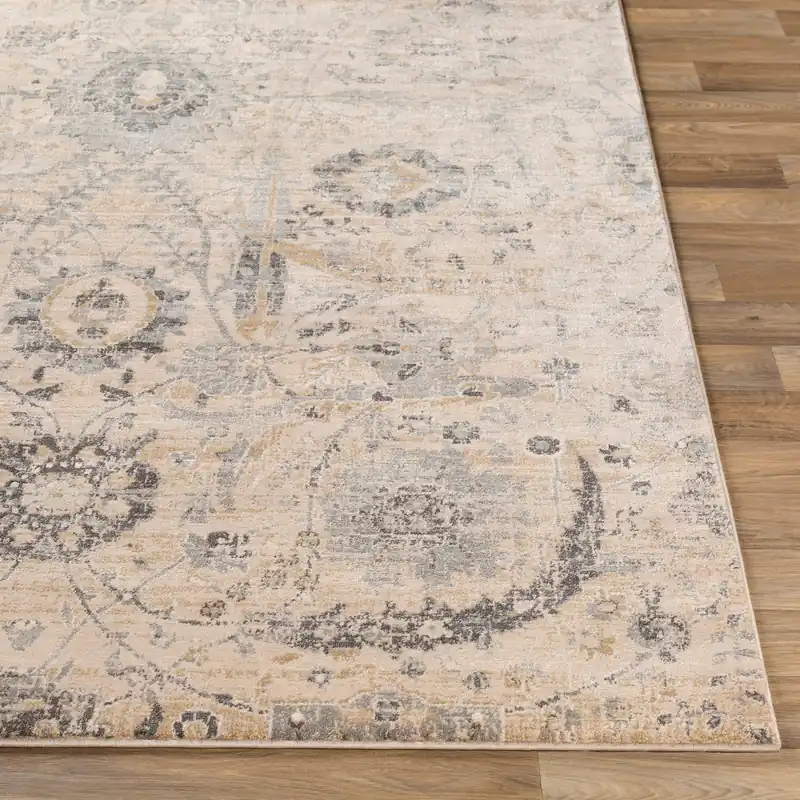 Indigo Machine Woven Rug - Livabliss