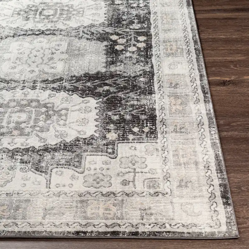 Indigo Machine Woven Rug - Livabliss