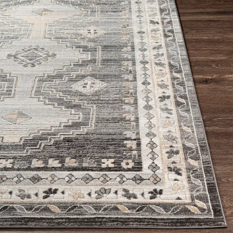 Indigo Machine Woven Rug - Livabliss