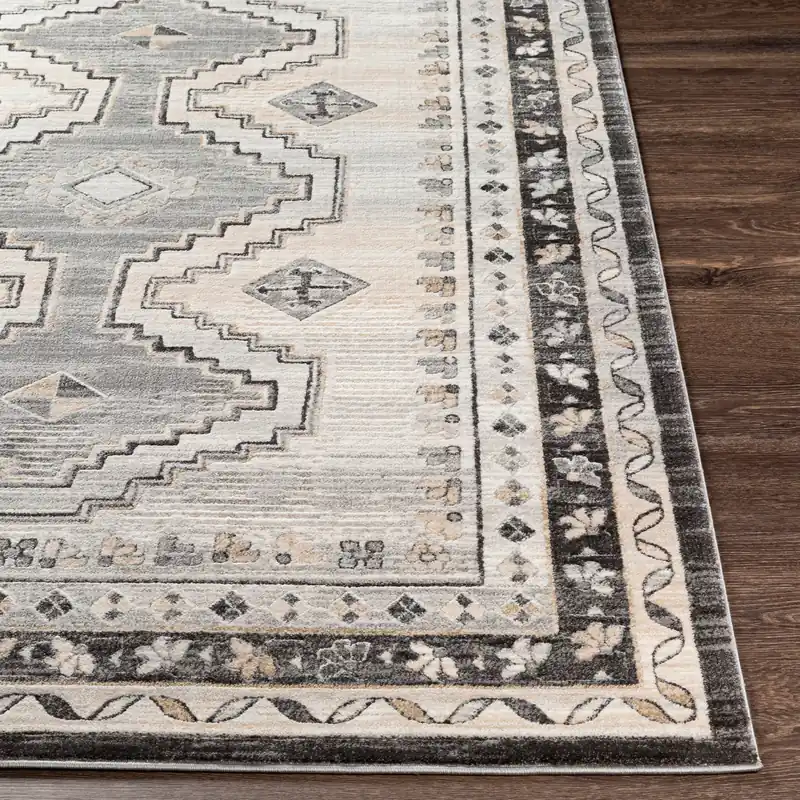 Indigo Machine Woven Rug - Livabliss