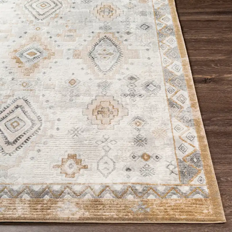 Indigo Machine Woven Rug - Livabliss