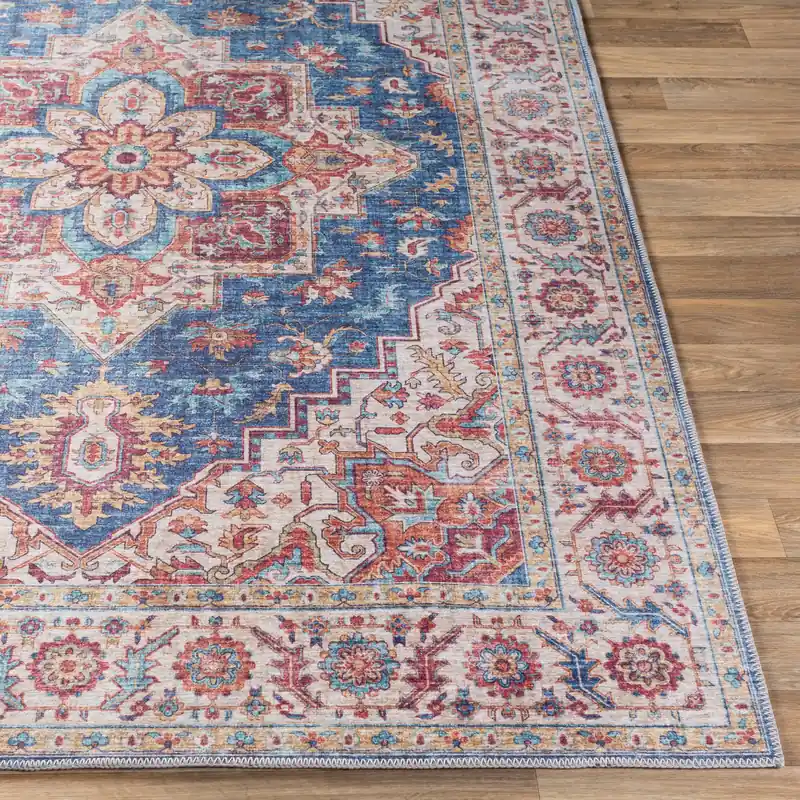 Iris Machine Woven Rug - Livabliss