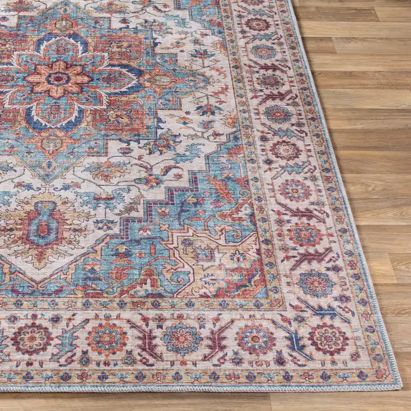 Iris Machine Woven Rug - Livabliss