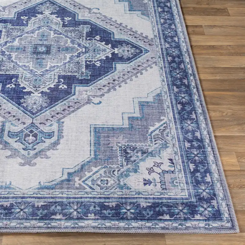 Iris Machine Woven Rug - Livabliss