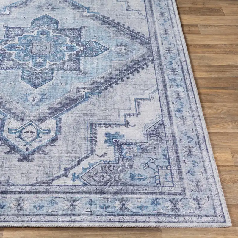Iris Machine Woven Rug - Livabliss