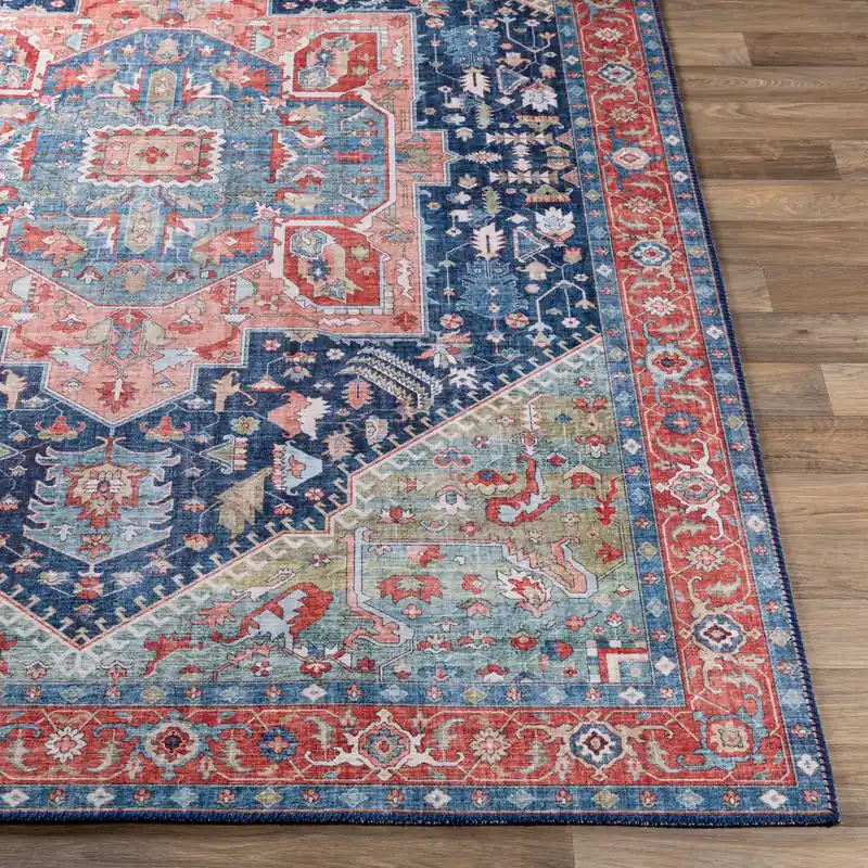 Iris Machine Woven Rug - Livabliss