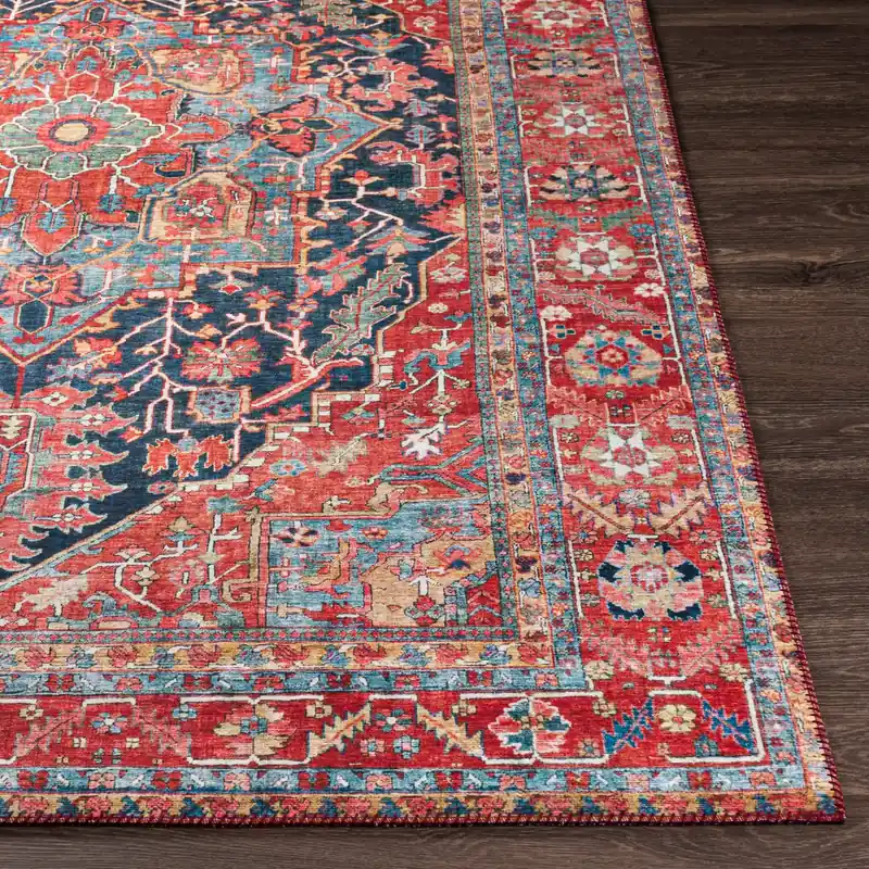 Iris Machine Woven Rug - Livabliss