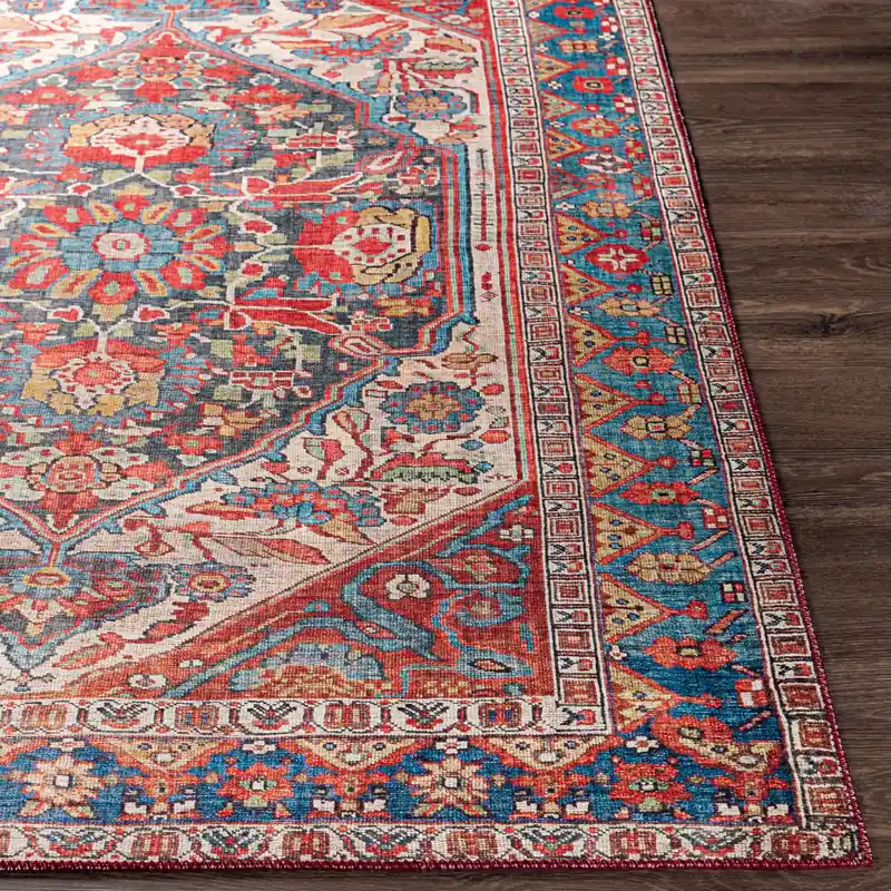 Iris Machine Woven Rug - Livabliss