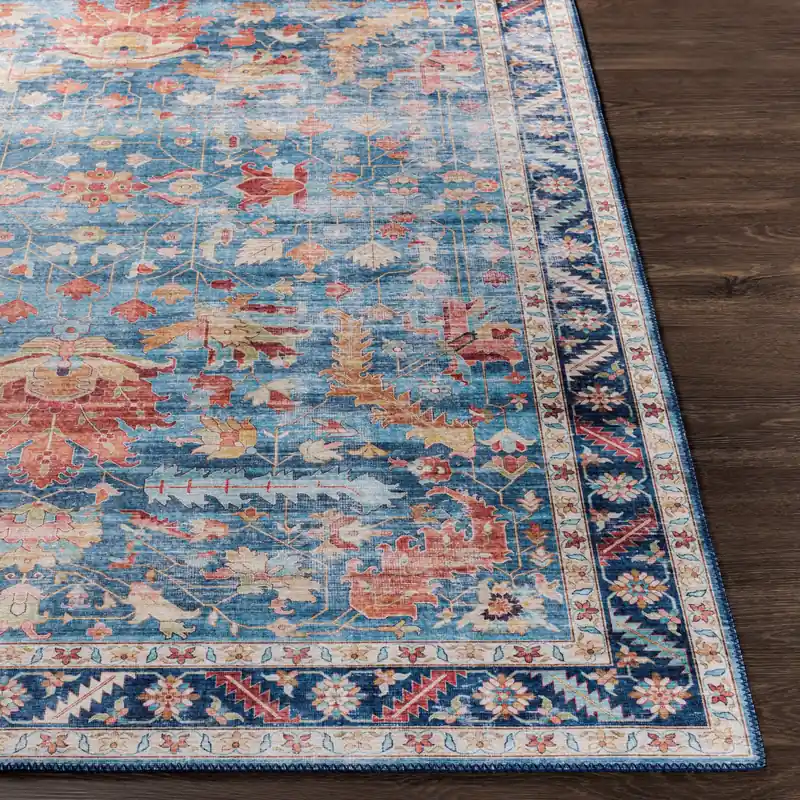 Iris Machine Woven Rug - Livabliss