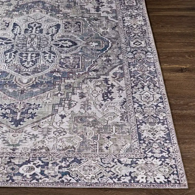 Iris Machine Woven Rug - Livabliss