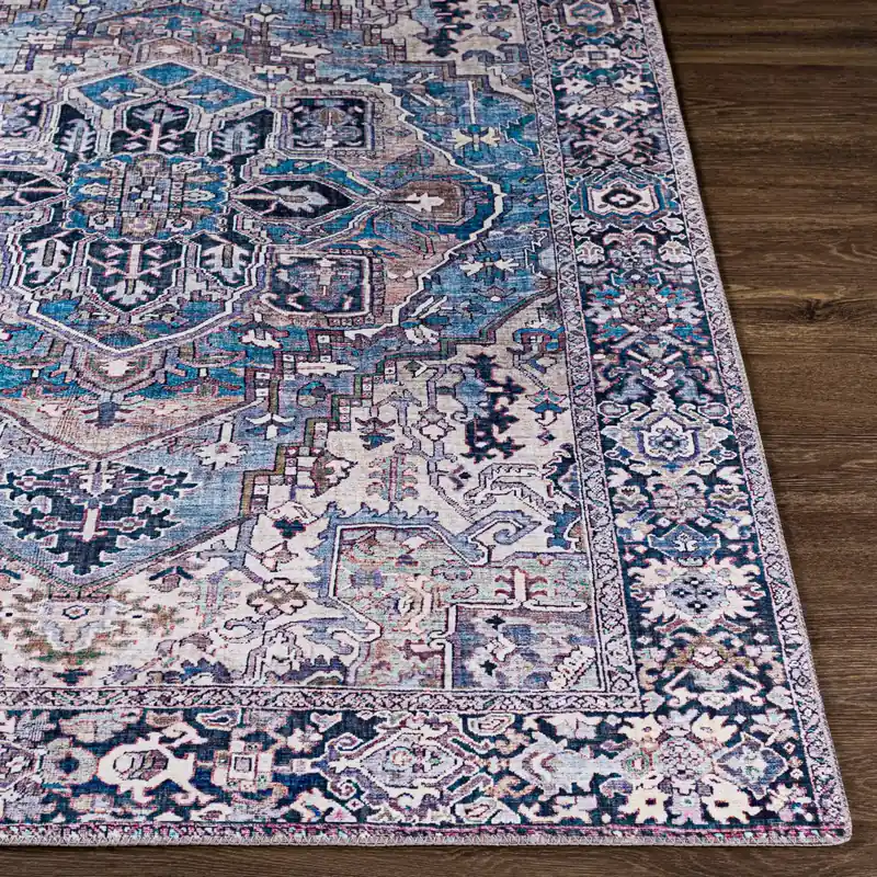 Iris Machine Woven Rug - Livabliss