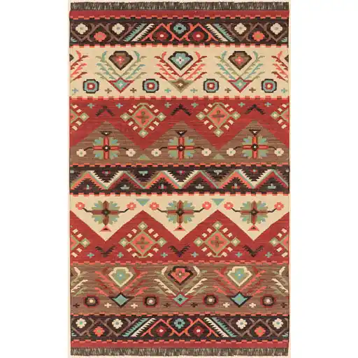 Jewel Tone Handmade Rug - Livabliss
